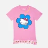 Abito Abbey da bambina con frange e stampa tartaruga | HELLO KITTY SPECIAL EDITION