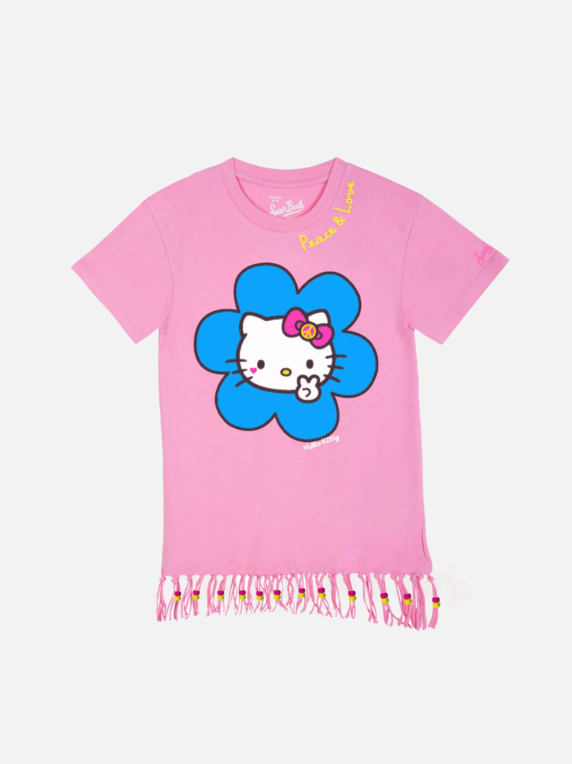 Abito Abbey da bambina con frange e stampa tartaruga | HELLO KITTY SPECIAL EDITION