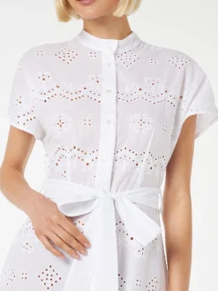 Abito da donna in sangallo bianco