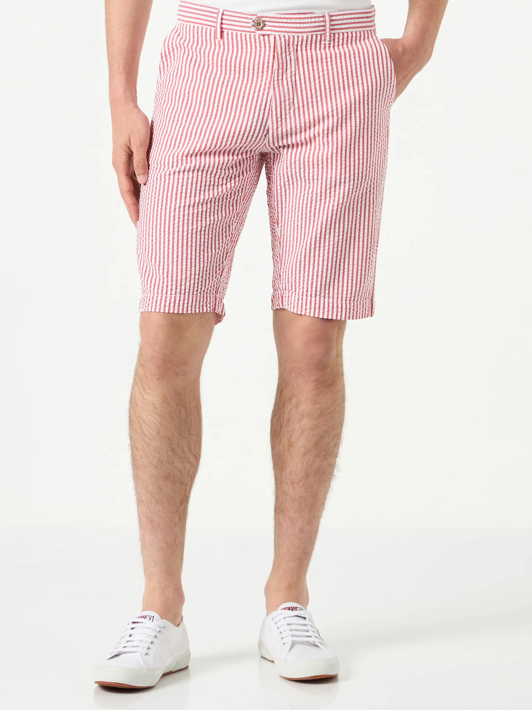 Bermuda a righe rosse