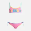 Bikini a bralette da bambina Jaiden con patch in spugna St. Barth Barth