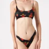 Bikini da donna a bralette cuori sacri
