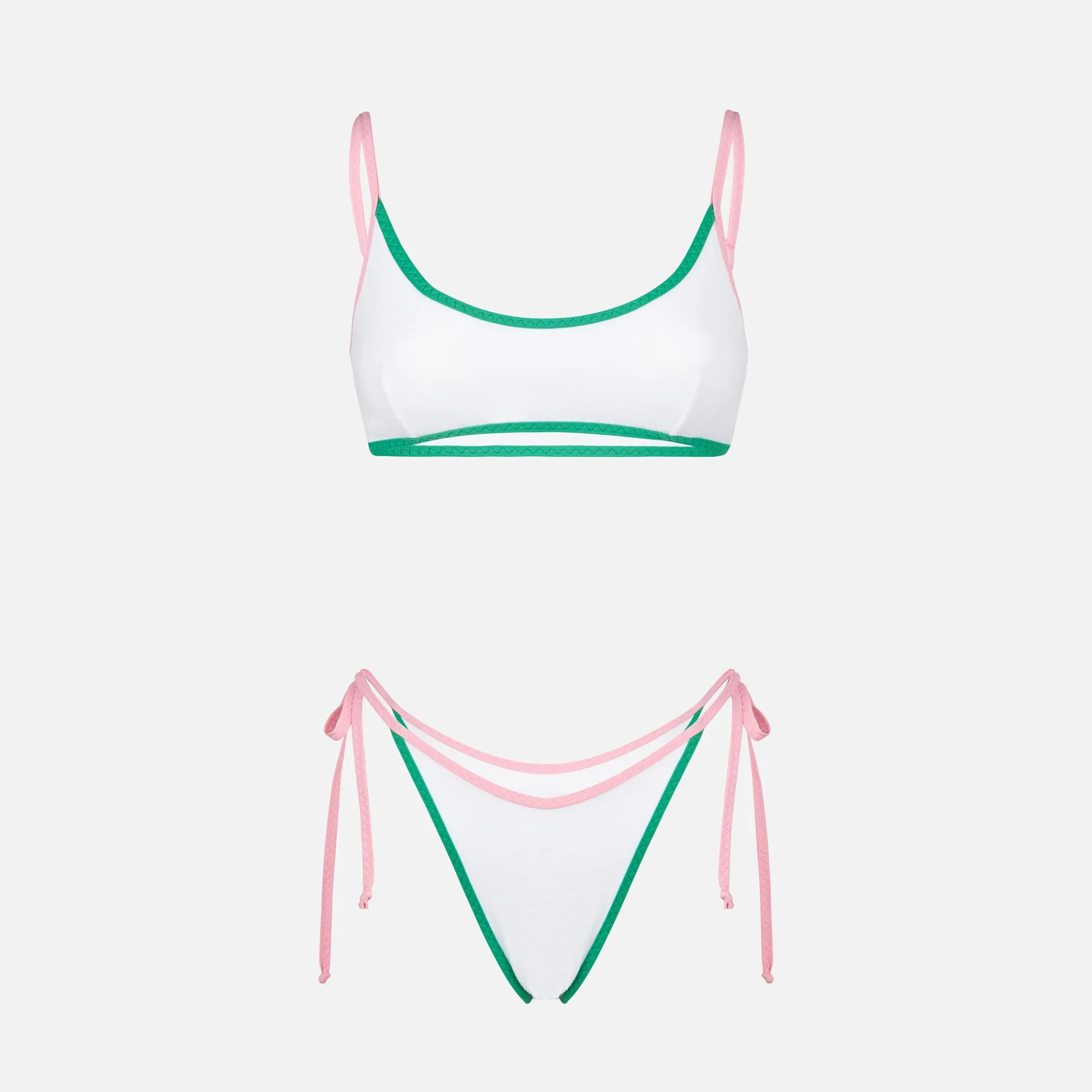 Bikini da donna a bralette in spugna