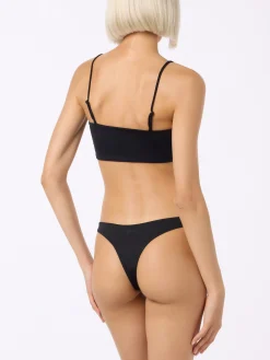 Bikini da donna a fascia zebrato Athena Naomi con strass