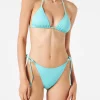 Bikini da donna a triangolo verde acqua