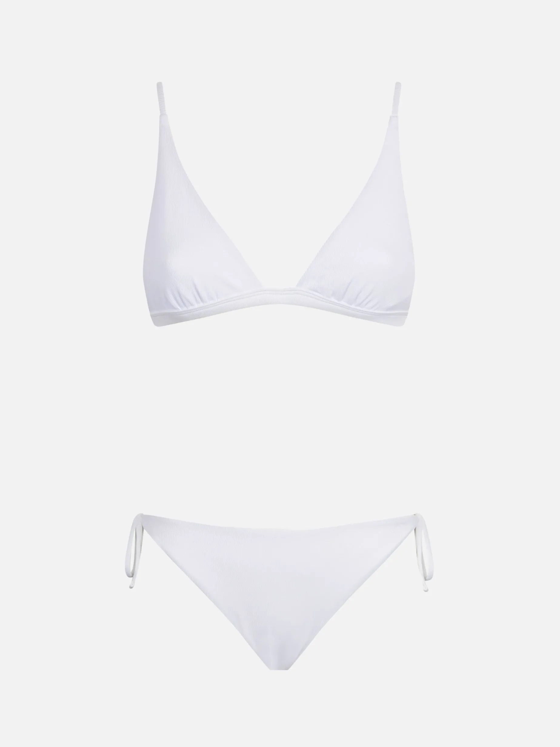 Bikini da donna a triangolo bianco