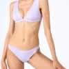 Bikini da donna lilla termosaldato con scollo a V Ofelia Reanna
