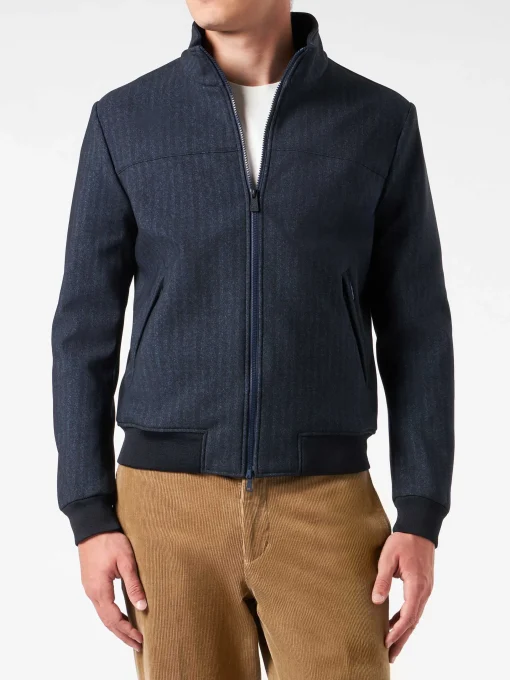 Bomber da uomo di peso medio spinato