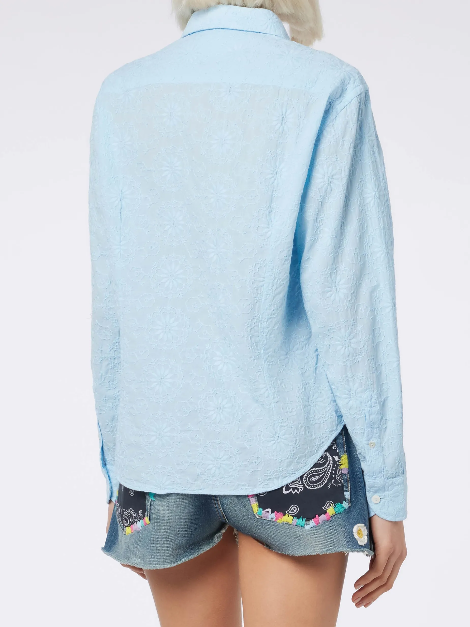 Camicia classica da donna in cotone Sangallo Meredith