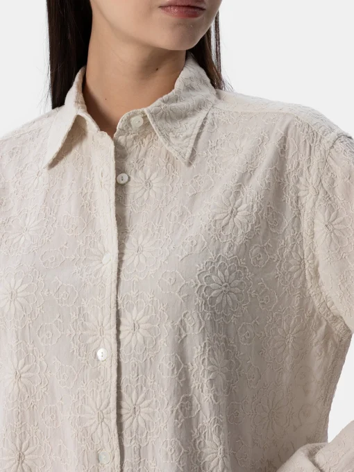 Camicia classica da donna in cotone Sangallo Meredith
