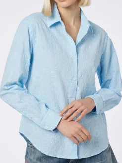 Camicia classica da donna in cotone Sangallo Meredith