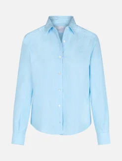 Camicia classica da donna in cotone Sangallo Meredith