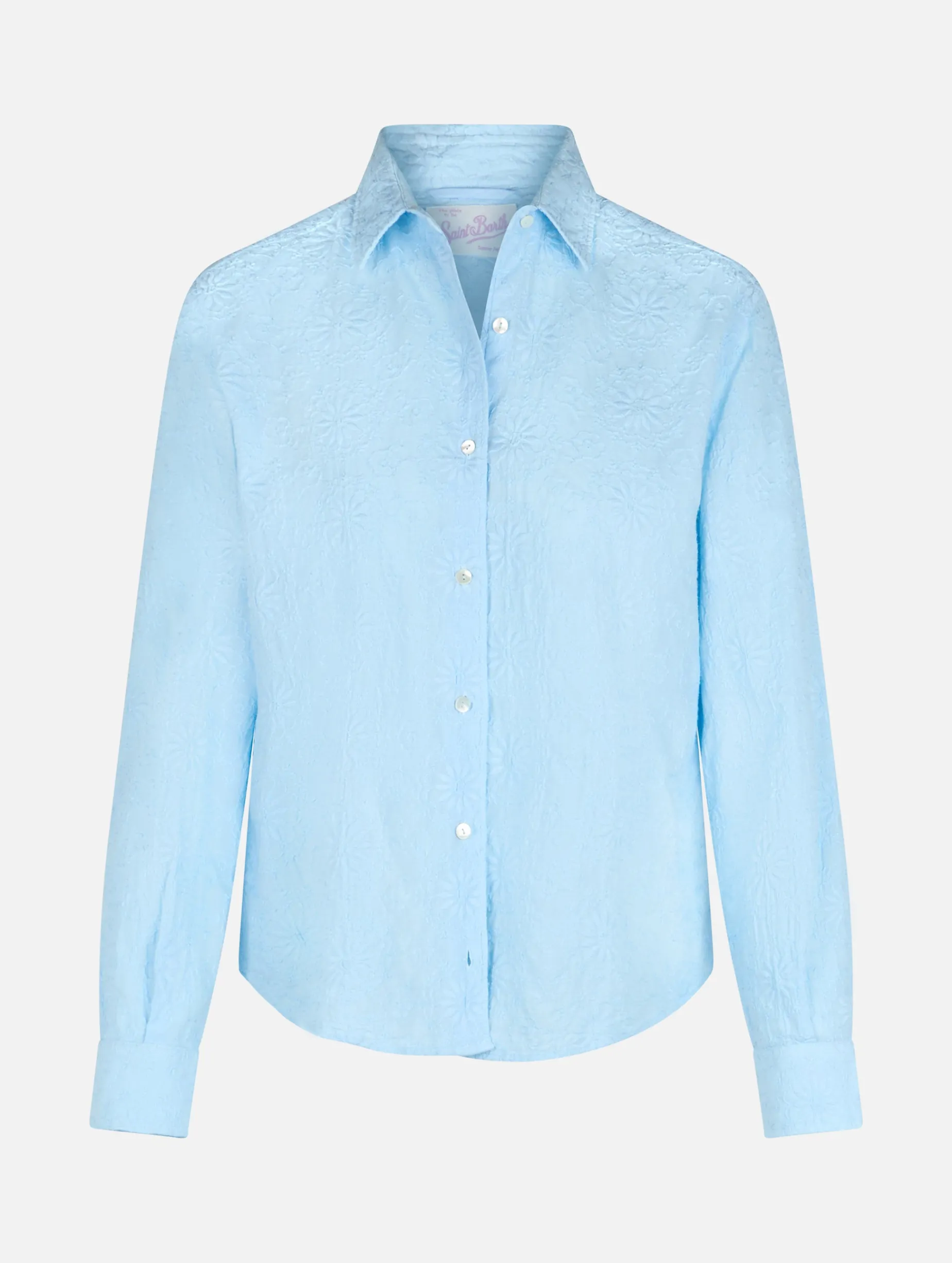Camicia classica da donna in cotone Sangallo Meredith