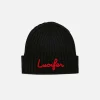 Cappello in misto cashmere con ricamo Lucifer