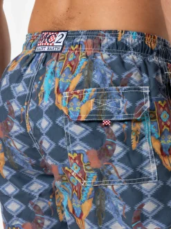 Costume da bagno classico da uomo con stampa