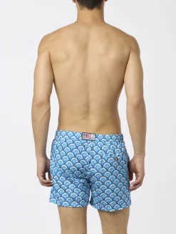 Costume da bagno corto stampa maiolica