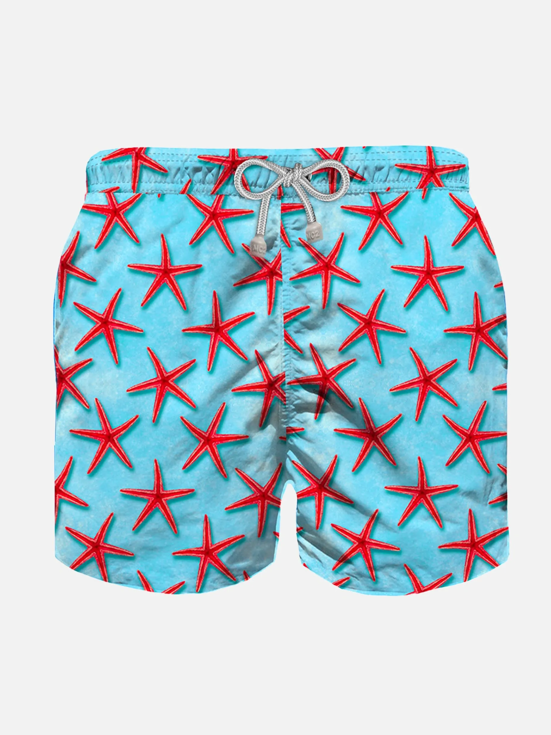 Costume da bagno da bambino stelle marine rosse