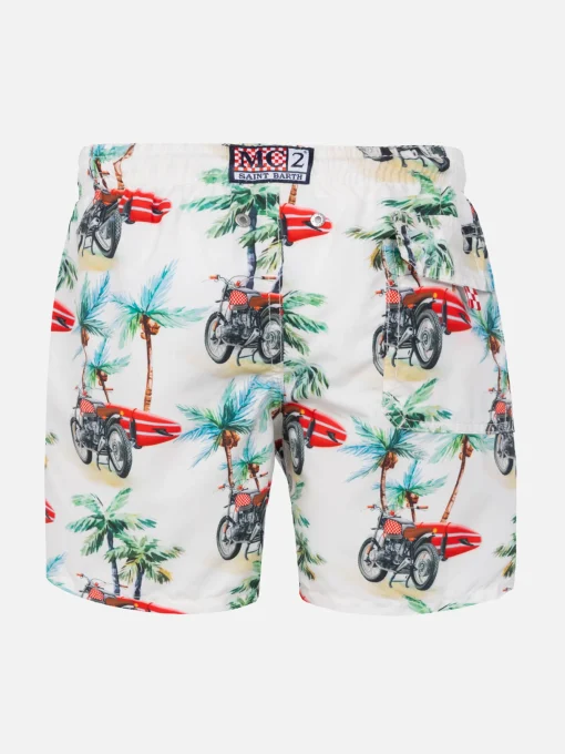 Costume da bagno da bambino Saint Barth stampa surfer