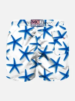 Costume da bagno da bambino stampa stelle marine