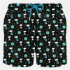 Costume da bagno da uomo in tessuto leggero con stampa Snoopy | Edizione speciale Peanuts®