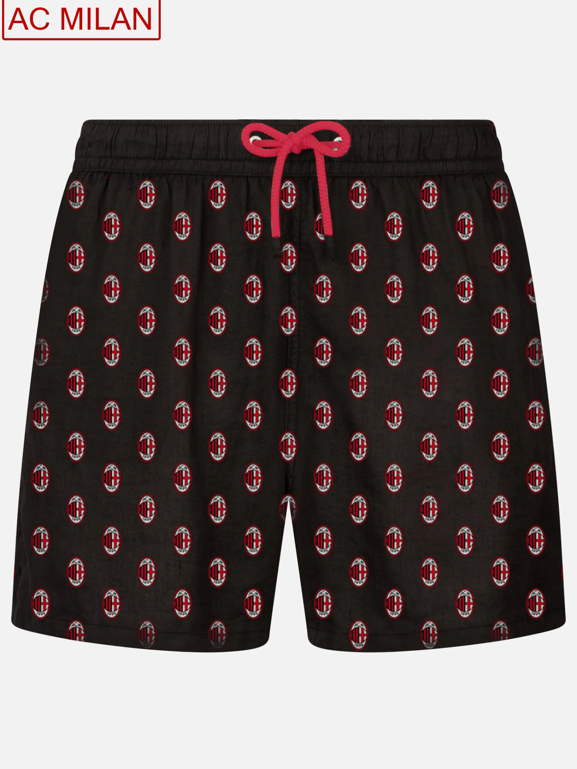 Costume da bagno da uomo in tessuto leggero con stampa Milan | MILAN SPECIAL EDITION