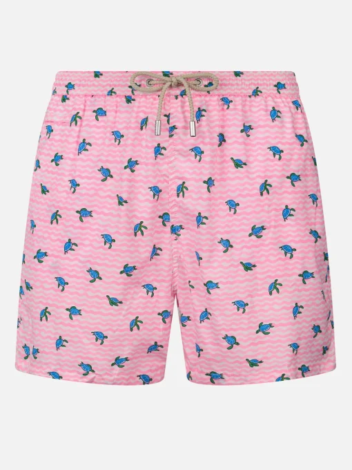 Costume da bagno da uomo Comfort Light con stampa tartarughe marine