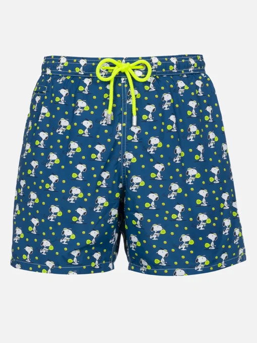 Costume da bagno da uomo in tessuto leggero Lighting Micro Fantasy con stampa padel Snoopy | EDIZIONE SPECIALE SNOOPY PEANUTS™