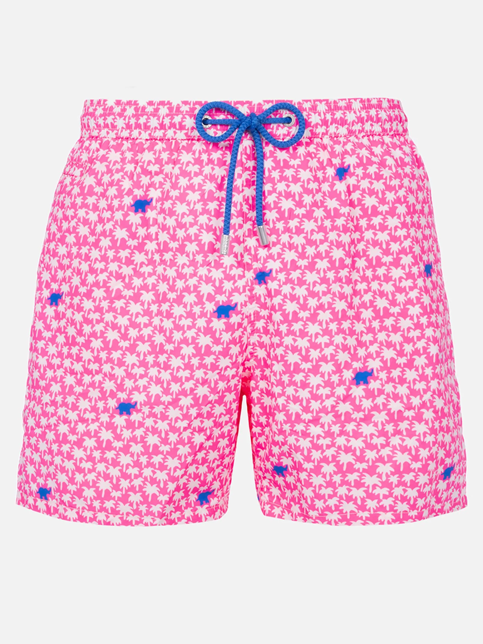 Costume da bagno da uomo in tessuto leggero Lighting Micro Fantasy con stampa palme