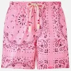 Costume da bagno da uomo con stampa bandana rosa
