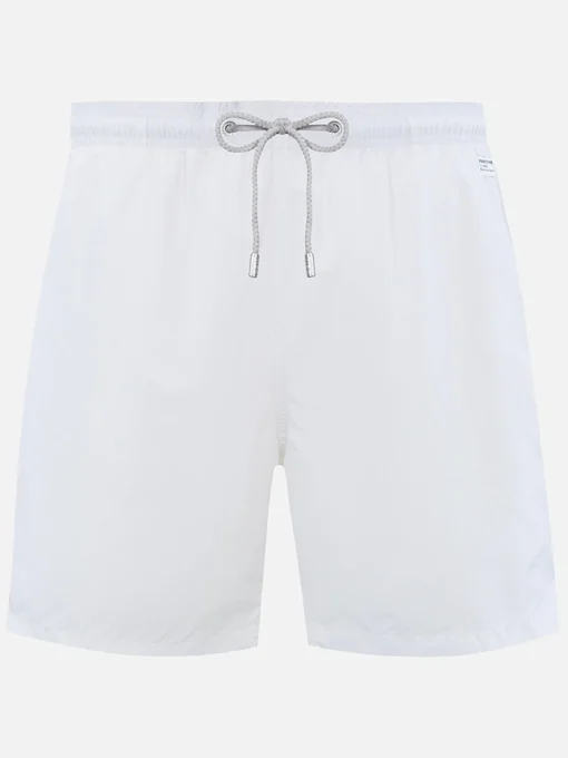 Costume da bagno da uomo in tessuto leggero bianco Lighting Pantone | EDIZIONE SPECIALE PANTONE