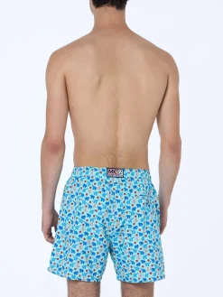 Costume da bagno da uomo in tessuto leggero Lighting Micro Fantasy con stampa elefante