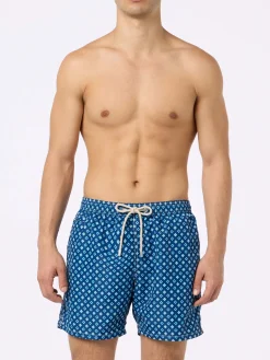 Costume da bagno da uomo in tessuto leggero Lighting Micro Fantasy con stampa cravatte