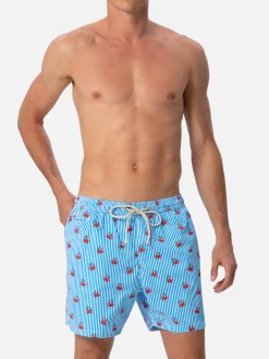 Costume da bagno da uomo Comfort Light con stampa granchi