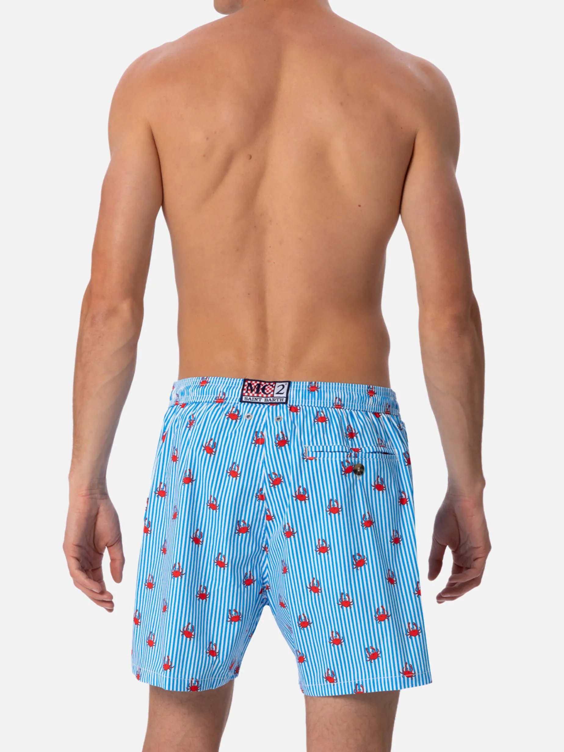 Costume da bagno da uomo Comfort Light con stampa granchi