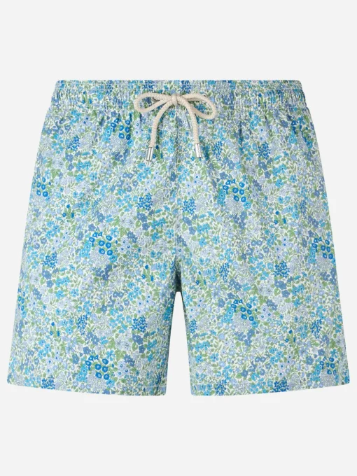 Costume da bagno di media lunghezza con stampa Joanna Luise | REALIZZATI CON TESSUTO LIBERTY