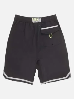 Costume da bagno nero stile surf