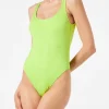 Costume intero da donna lime