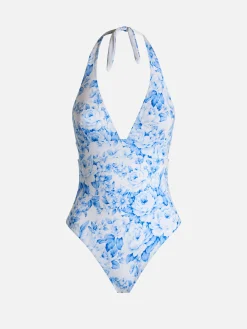 Costume intero da donna Marylin a fiori