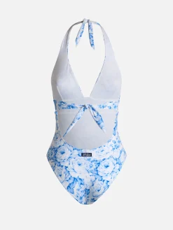 Costume intero da donna Marylin a fiori