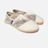Espadrillas macramè bianco sporco