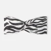 Fascia per capelli da donna zebrata