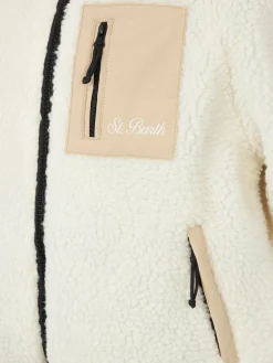 Giacca sherpa da bambino con stampa Capitan America | EDIZIONE SPECIALE MARVEL