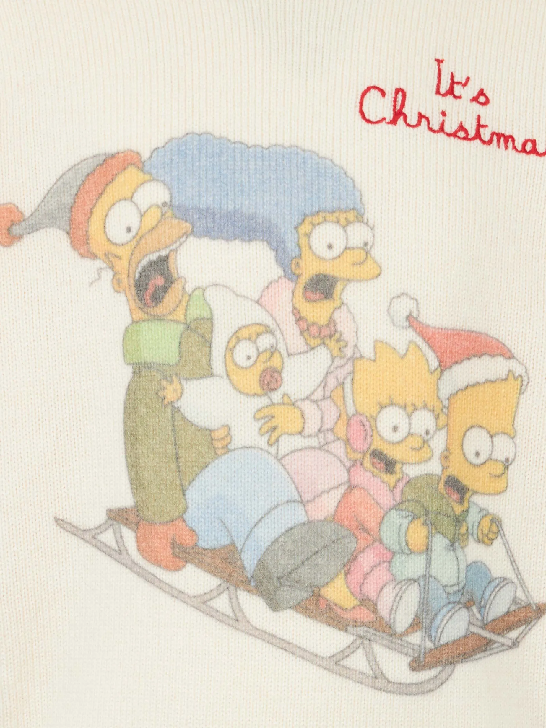 Maglia da bambino girocollo con stampa jacquard della famiglia Simpson | EDIZIONE SPECIALE I SIMPSON