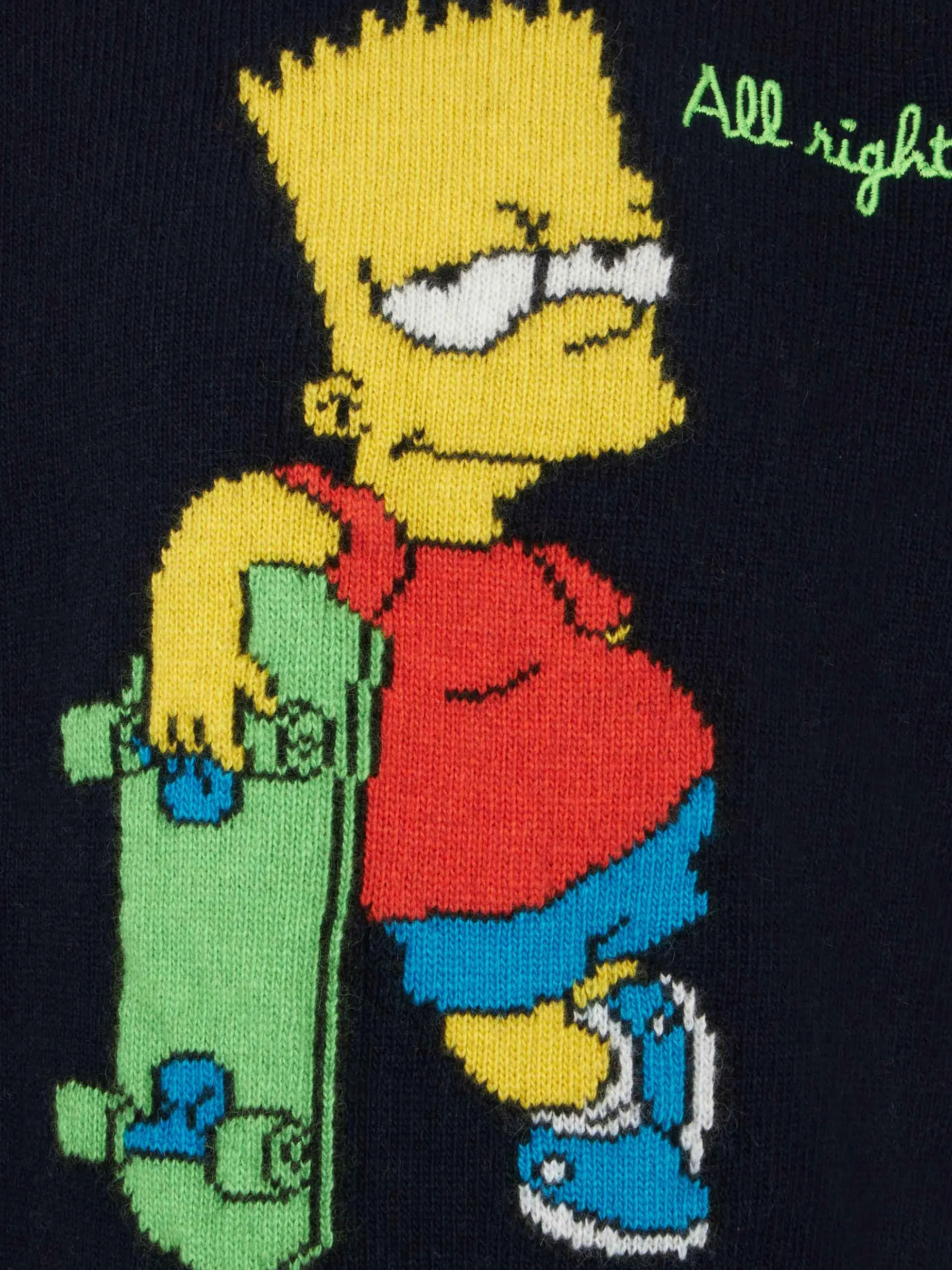 Maglia da bambino girocollo con stampa Bart Simpson | THE SIMPSON SPECIAL EDITION