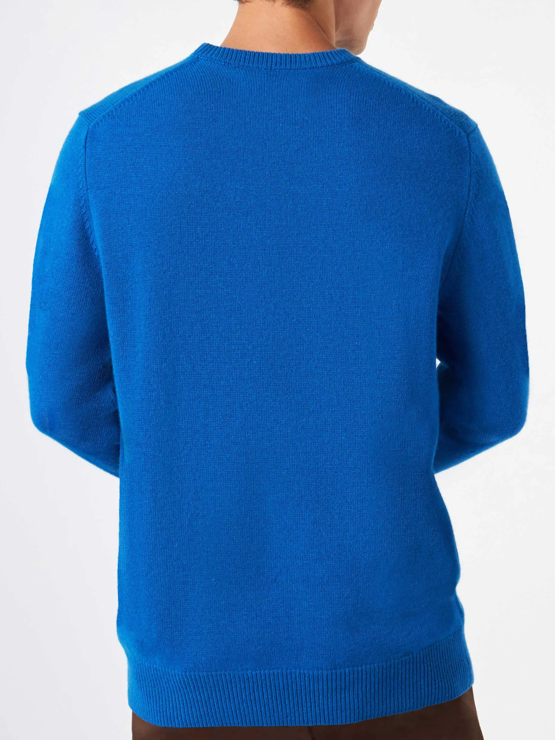 Maglia da uomo blu con ricamo Courma Pirates