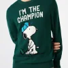 Maglia da uomo con stampa Snoopy I'm the Champion | SNOOPY - EDIZIONE SPECIALE PEANUTS™
