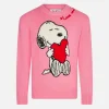 Maglione da bambina stampa Snoopy con ricamo Love me | Edizione speciale Peanuts™