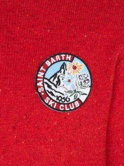 Maglione da bambino girocollo rosso