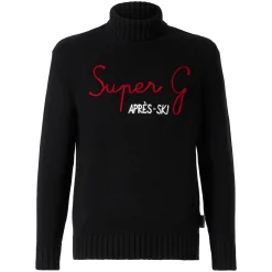 Maglione da uomo collo alto con ricamo Super G | SUPER G EDIZIONE SPECIALE