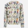 Maglione girocollo bianco da bambino Douglas con stampa della squadra Peanuts | SNOOPY PEANUTS SPECIAL EDITION
